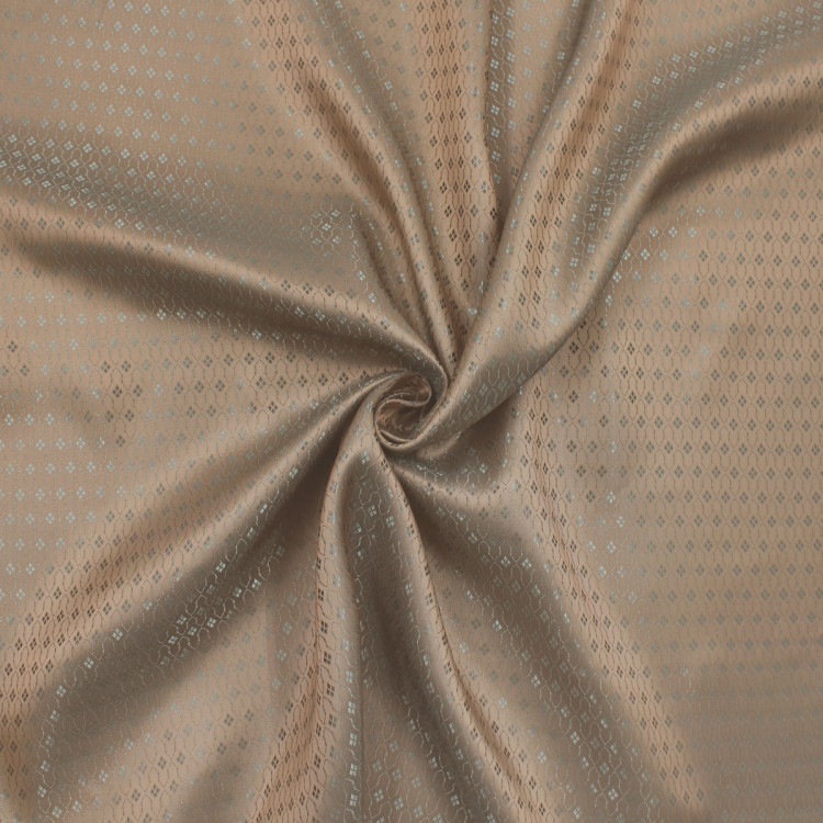 Подкладочная ткань жаккардовая бежевая
