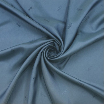 Подкладочная ткань жаккардовая серо-голубая