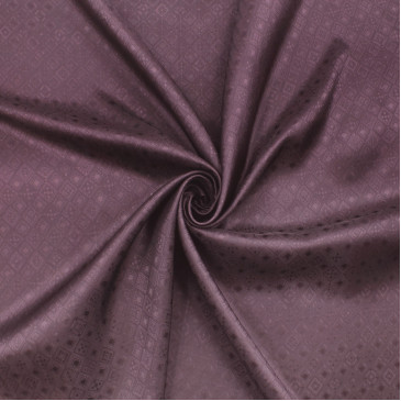 Подкладочная ткань жаккардовая фиолетовая