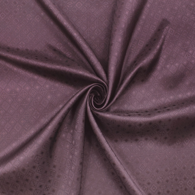 Подкладочная ткань жаккардовая фиолетовая