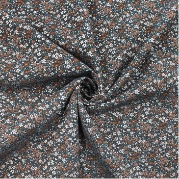 Жаккардовая ткань в цветы