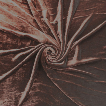 Бархатная шоколадная ткань