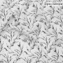 Ткань муслин с растительным принтом