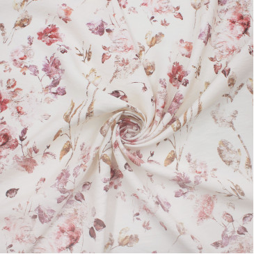 Плательная ткань в розы