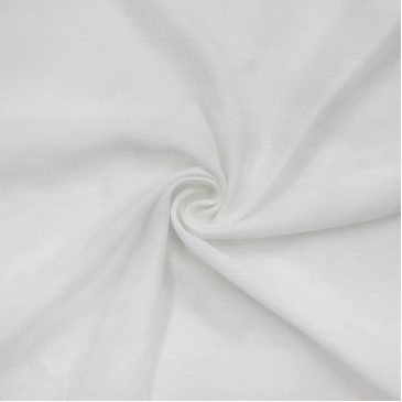 Ткань батист со льном белый