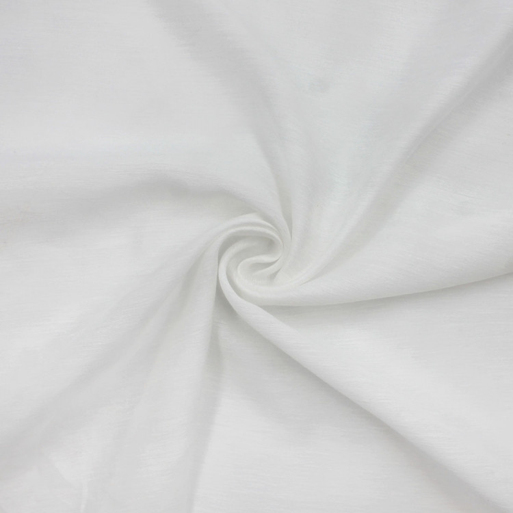 Ткань батист со льном белый Ткань батист со льном белый