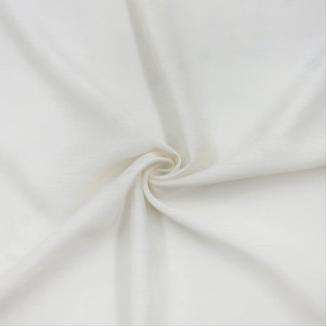 Ткань батист со льном сливочный