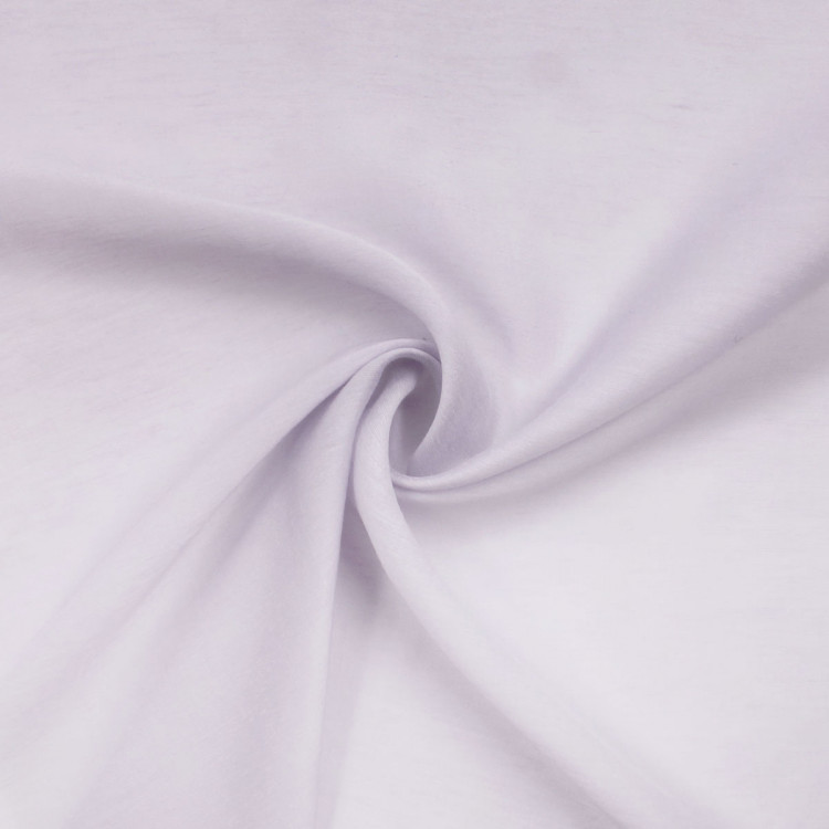 Ткань батист со льном лавандового цвета