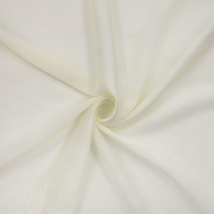 Ткань батист со льном бананового цвета