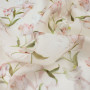 Ткань батист пудрового цвета в цветы