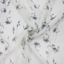 Батист сливочного цвета в цветы Батист сливочного цвета в цветы