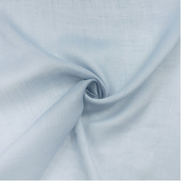 Ткань небесно-голубого цвета из 100% крапивы