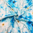 Ткань сатин из 100% вискозы в цветы