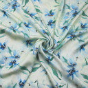 Ткань в цветы сатин из вискозы