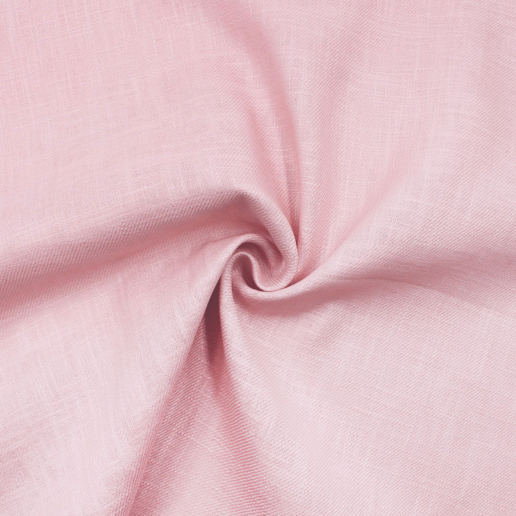 Ткань плательная розовая из крапивы и хлопка