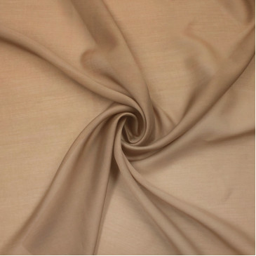 Ткань батист цвета молочного шоколада