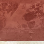 Ткань атлас медного цвета с жаккардовым узором