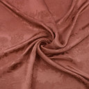 Ткань атлас медного цвета с жаккардовым узором