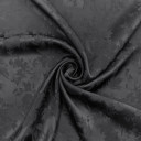 Атласная черная ткань