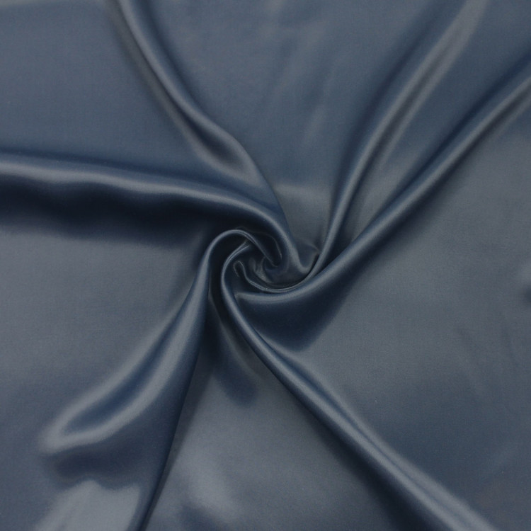 Атласная ткань цвета грозного моря