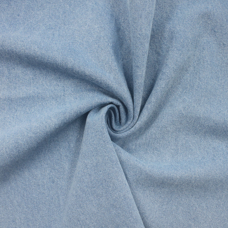 Джинсовая ткань небесно-голубого цвета