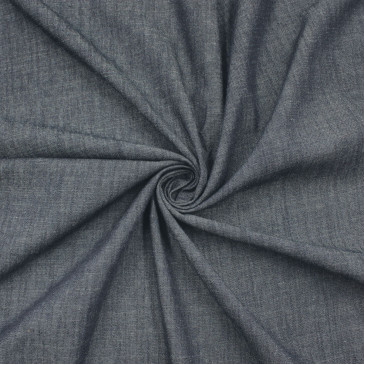 Джинсовая ткань их 100% хлопка темно-синяя