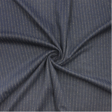 Трикотаж Джеси синий в полоску