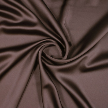 Атласная ткань шоколадного цвета