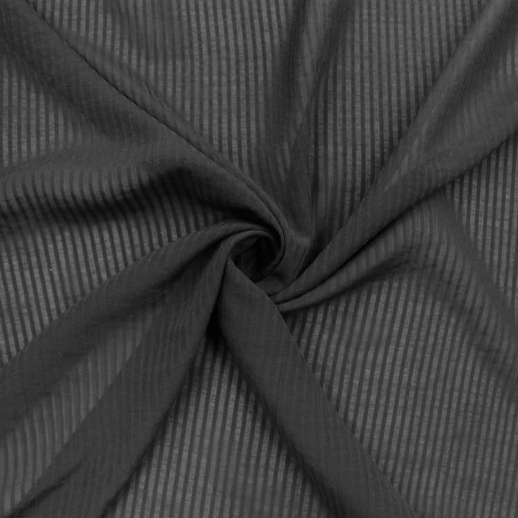 Ткань в полоску черного цвета батист Ткань в полоску черного цвета батист