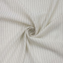 Ткань батист натурального цвета со льном