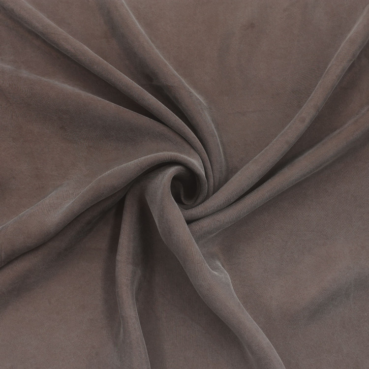 Ткань купра цвета горького шоколада
