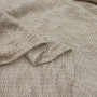 Трикотажная ткань бежевого цвета их хлопка и полиэстера