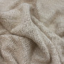 Трикотажная ткань бежевого цвета их хлопка и полиэстера