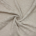 Трикотажная ткань бежевого цвета их хлопка и полиэстера