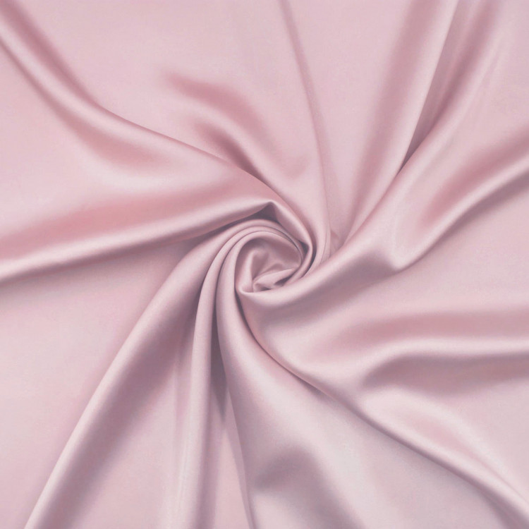 Атласная ткань светло-розовая