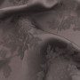 Жаккардовая ткань шоколадного цвета с цветочным узором Жаккардовая ткань шоколадного цвета с цветочным узором