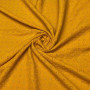 Ткань муслин горчичного цвета с вышивкой
