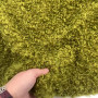 Мех искусственный, зеленый цвет